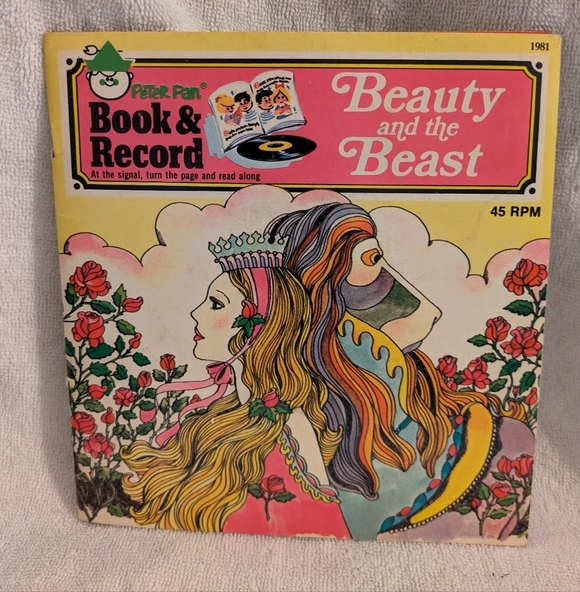 Peter Pan Beauty and the Beast Book & Record - Picture 2 of 8